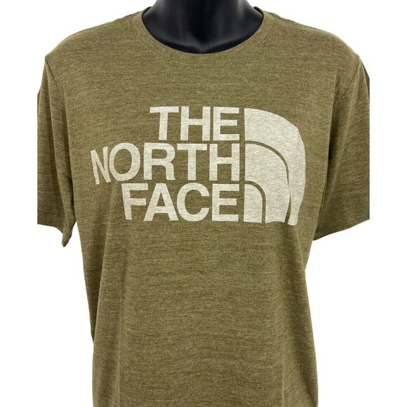 The North Face Olive Mens Short Sleeve Tee Shirt Crew Neck Short Sleeve EUC - Picture 3 of 7